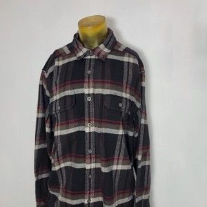 Woolrich Men's Plaid Button  Up Shirt Sz XL